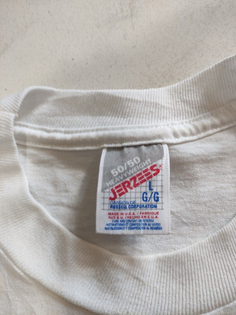 VINTAGE Manatee Shirt by Jerzees (Category: Tshirts & Polo Shirts ) located in Bacolod City. Submitted by lilhak (Listing ID 1362184127, Image 2). Description: - Size L - Issue big print kinda faded - DM to purchase - No cancellation, no bogus buyer.