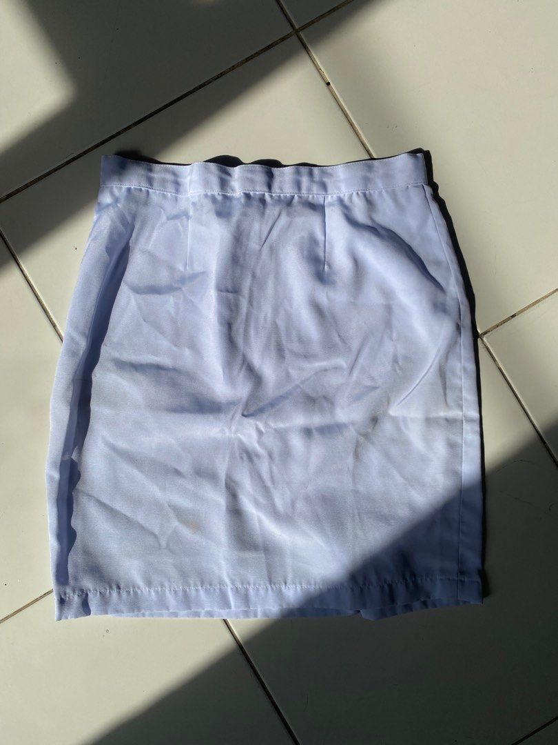 WHITE UNIFORM 5 PAIRS (Category: Sets or Coordinates) located in Manila. Submitted by khitkhat (Listing ID 1362189790, Image 3). Description: WHITE UNIFORM (MEDTECH) Small to medium size for ladies Skirt 37 cm - waist 45-50cm - hips 49cm - length Tops 46 cm - chest width 54 cm - body length 38 cm - Shoulder width 15 cm - sleeve length 13 1/2 cm - cuff .