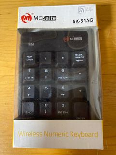 Wireless Numeric Keyboard Mcsaite SK51AG 無綫數字鍵盤