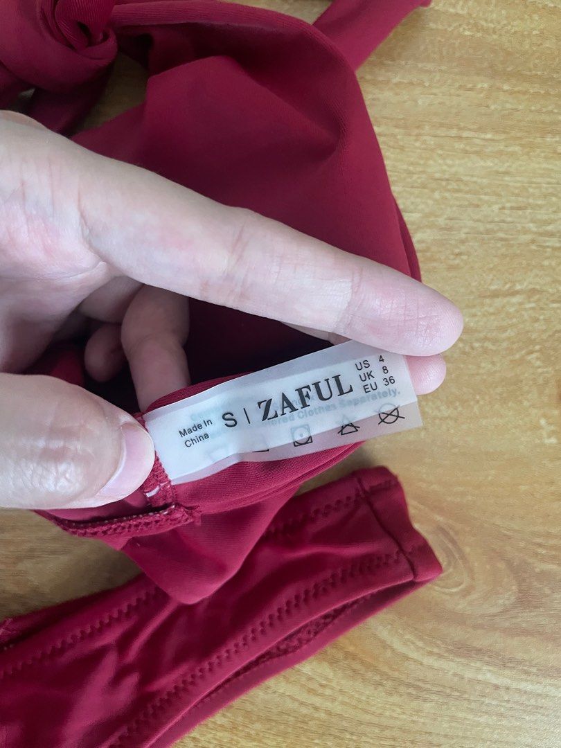Zaful Swimsuit (Category: Bikinis & Swimsuits) located in Pasig City. Submitted by ysaint (Listing ID 1362153377, Image 2). Description: - Used once, fits small - Padded - Php 159 only! .