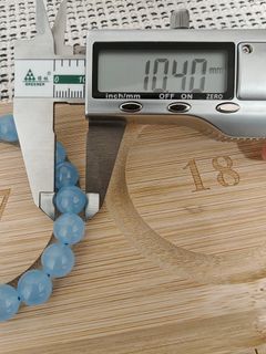 海藍寶手串10mm Aquamarine Beads Bracelet64228596174723110