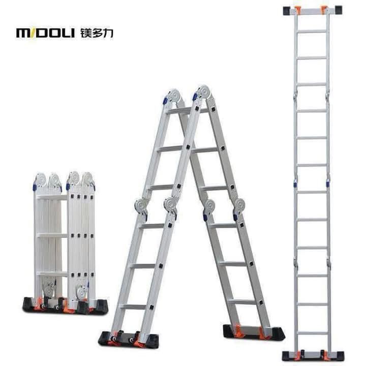 12ft Foldable Ladder (Category: Ladders & Steps) located in Manila. Submitted by dolorchris69891 (Listing ID 1362399911, Image 3). Description: 3.7 M LADDER 📌SIZE ：100 CM X 38 CM（FOLDED） 📌GOOD QUALITY ✅NEW ARRIVAL.