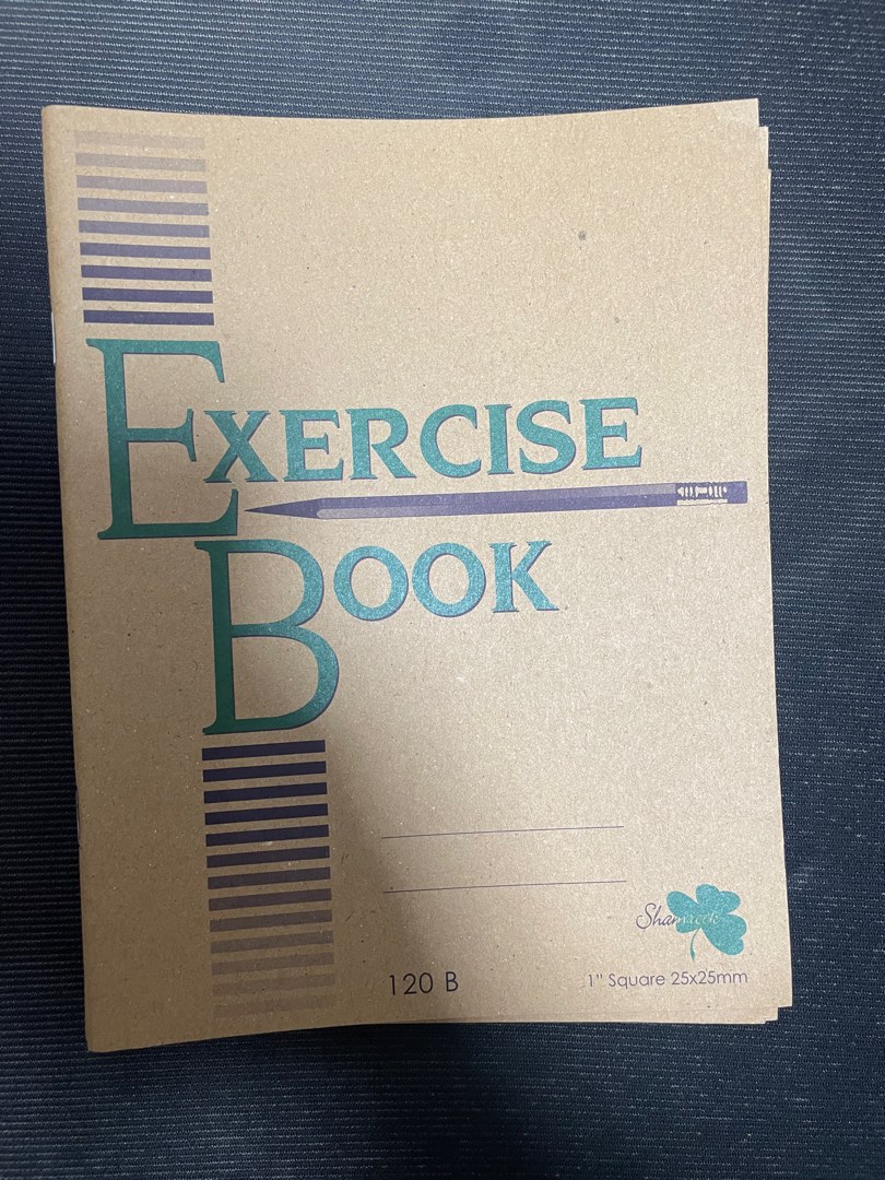 5 big square exercise books, Hobbies & Toys, Stationery & Craft ...