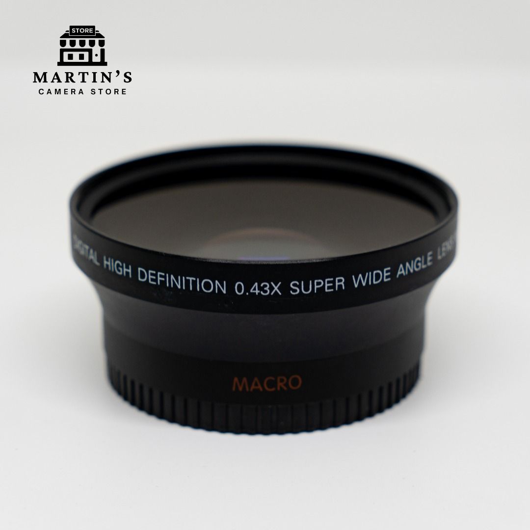 67mm Wide Angle Lens Adapter 0.43x (Category: Lens & Kits) located in Manila. Submitted by martins.superstore (Listing ID 1362390743, Image 1). Description: Often you want to use wide-angle lens for landscape photography, city photography, interior design, etc. This lens is suitable for that, you will get a wider field of view without buying a new lens. Specifications: Bracket: Filter Thread Filter diameter: 67mm Outer filter diameter: 82mm Magni