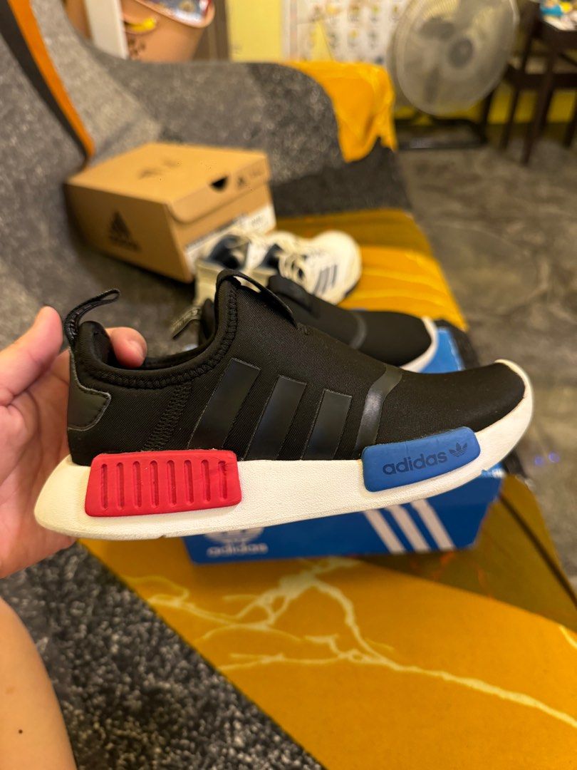 Adidas NMD (Category: Babies & Kids Fashion) located in Manila. Submitted by jam96 (Listing ID 1362453223, Image 2). Description: Adidas NMD used but not abused Size 11 1/2K.