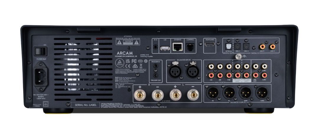 ARCAM SA45 (Category: Soundbars, Speakers & Amplifiers) located in Singapore. Submitted by mfgtr (Listing ID 1362357556, Image 2). Description: Streaming Integrated Amplifier With the power and connectivity that the Aficionado is looking for Dynamic Music + Optimised Amplification = An enveloping music experience Continuous power output (0.5% THD), per channel 2 channels driven, 20Hz—20kHz, 8Ω: 180W 2 channels driven, 1kHz, 4Ω: 300W Harmonic dist