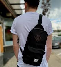 Auth Herschel small backpack/sling (Category: Backpacks) located in Paranaque City. Submitted by egg_shells (Listing ID 1362352373, Image 1). Description: In good condition Rfs: declutterring .