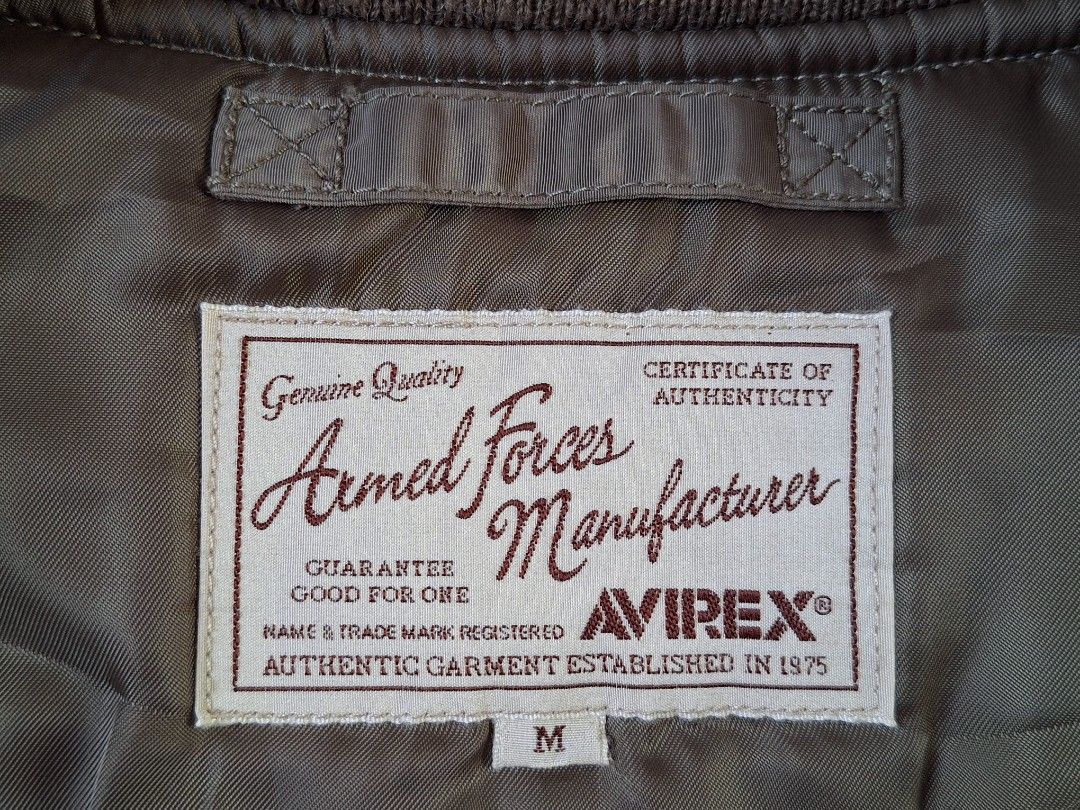 AVIREX / Reflectorized Bomber Jacket ( Authentic ) (Category: Coats, Jackets and Outerwear) located in Cebu City. Submitted by thehiddengemsbykid (Listing ID 1362398511, Image 2). Description: AVIREX Reflectorized Bomber Jacket Size : Medium Width - 20.5 Length - 24.5 Verygood Condition No issues 3,000 + Sf Thank you..