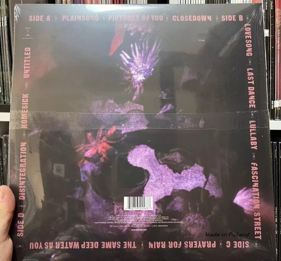Cure - Disintegration vinyl (Category: Vinyls) located in Manila. Submitted by jhenaloymerchandise (Listing ID 1362371615, Image 2). Description: Cure - Disintegration (2LP) = ₱5,500 Brand new sealed.