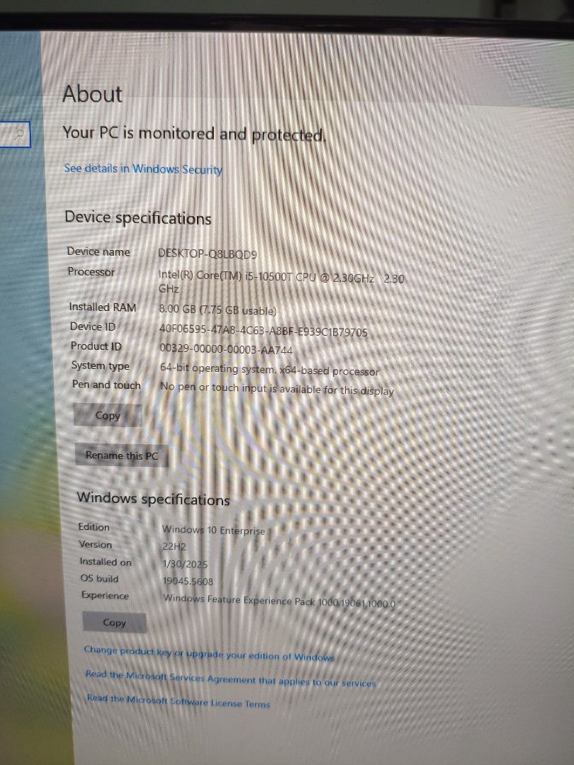 Dell Optiplex 3080 (Category: Desktops) located in Manila. Submitted by roxy_collection634 (Listing ID 1362310915, Image 3). Description: Selling Dell 3080 Optiplex Intel I5-10500T 8gb DDR4 Memory 256GB WD SN530 Adaptor/Charger Included No password windows 10 Test to sawa.