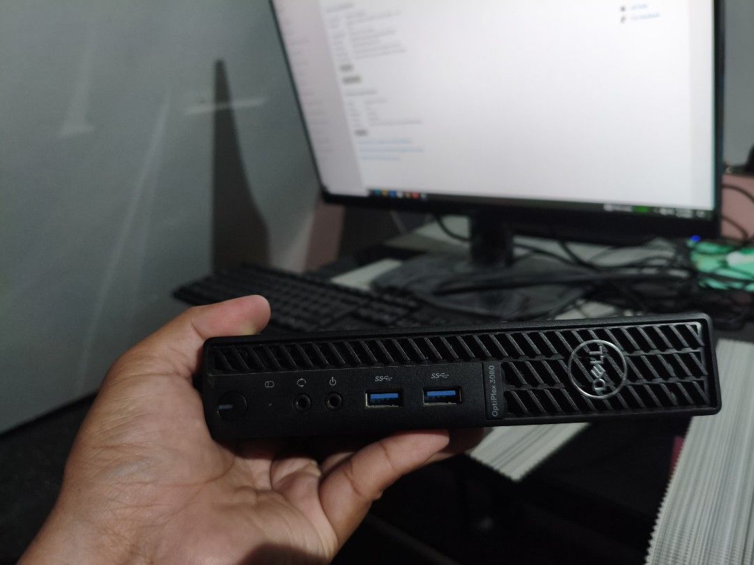 Dell Optiplex 3080 (Category: Desktops) located in Manila. Submitted by roxy_collection634 (Listing ID 1362310915, Image 1). Description: Selling Dell 3080 Optiplex Intel I5-10500T 8gb DDR4 Memory 256GB WD SN530 Adaptor/Charger Included No password windows 10 Test to sawa.