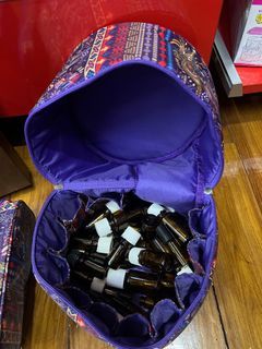 Diffuser bag, essential oil amber bottle and pouch