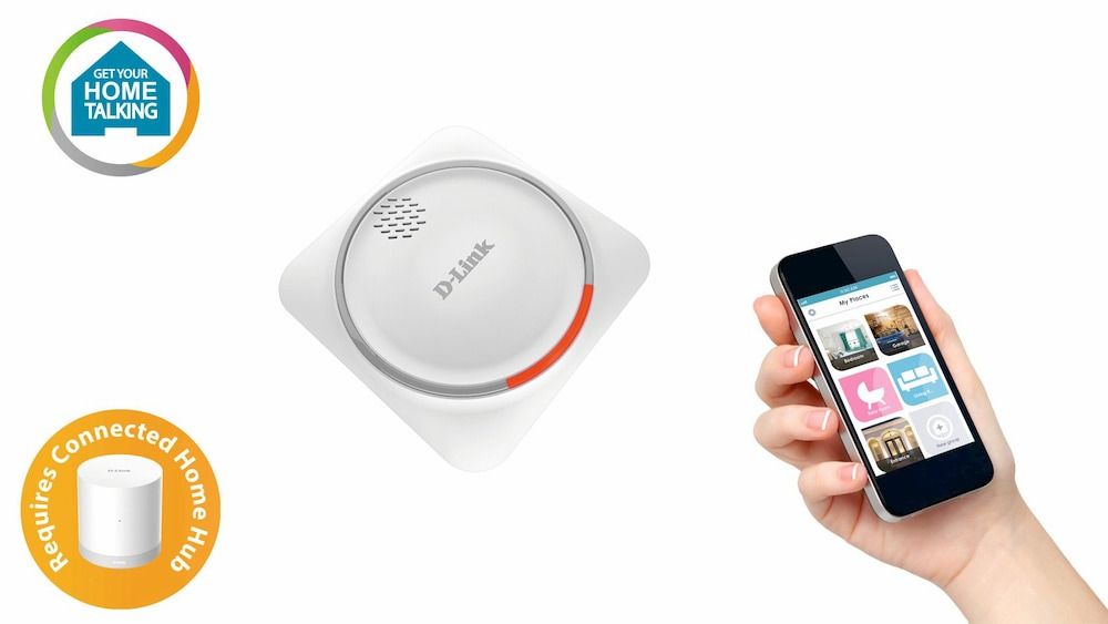 D-Link DCH-Z510 mydlink Home Siren with Optional Battery Back-up ...