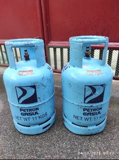 EMPTY Petron Gasul 11Kgs LPG cylinder tank SNAP ON