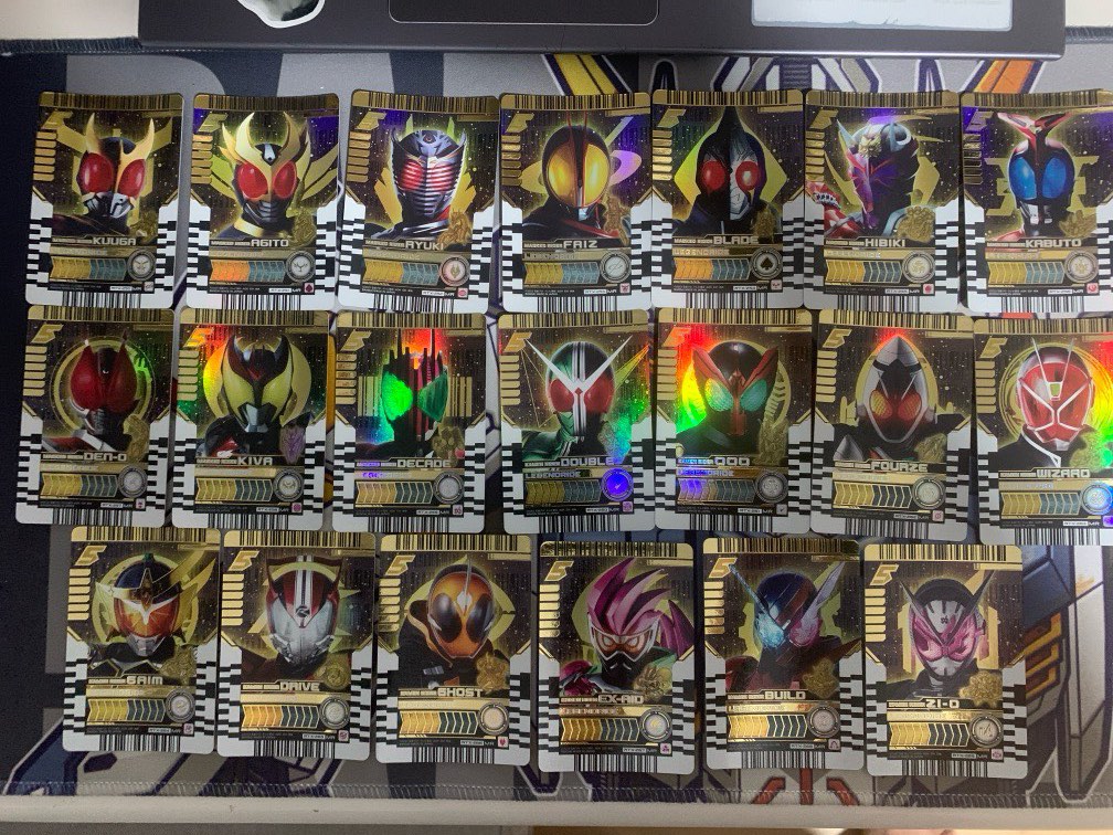 Kamen rider MV heisei rider chemy cards, Hobbies & Toys, Toys & Games ...