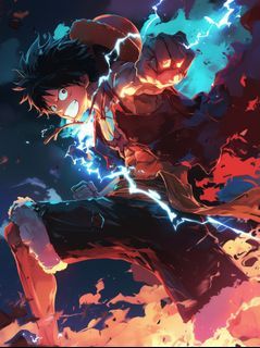 Luffy Metal Print | HD Anime Wall Art | Premium Metal Poster | Collector's Home Decoration - A4 Size