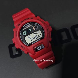 Montres Company 香港註冊公司 (32年老店) 卡西歐 CASIO G-SHOCK G SHOCK GSHOCK 6900系列30週年紀念版 防震 200米防水 超長電池壽命 DW6900 DW6900TR DW-6900 DW-6900TR DW-6900TR-4 紅色 三款色均有現貨64244961153282110