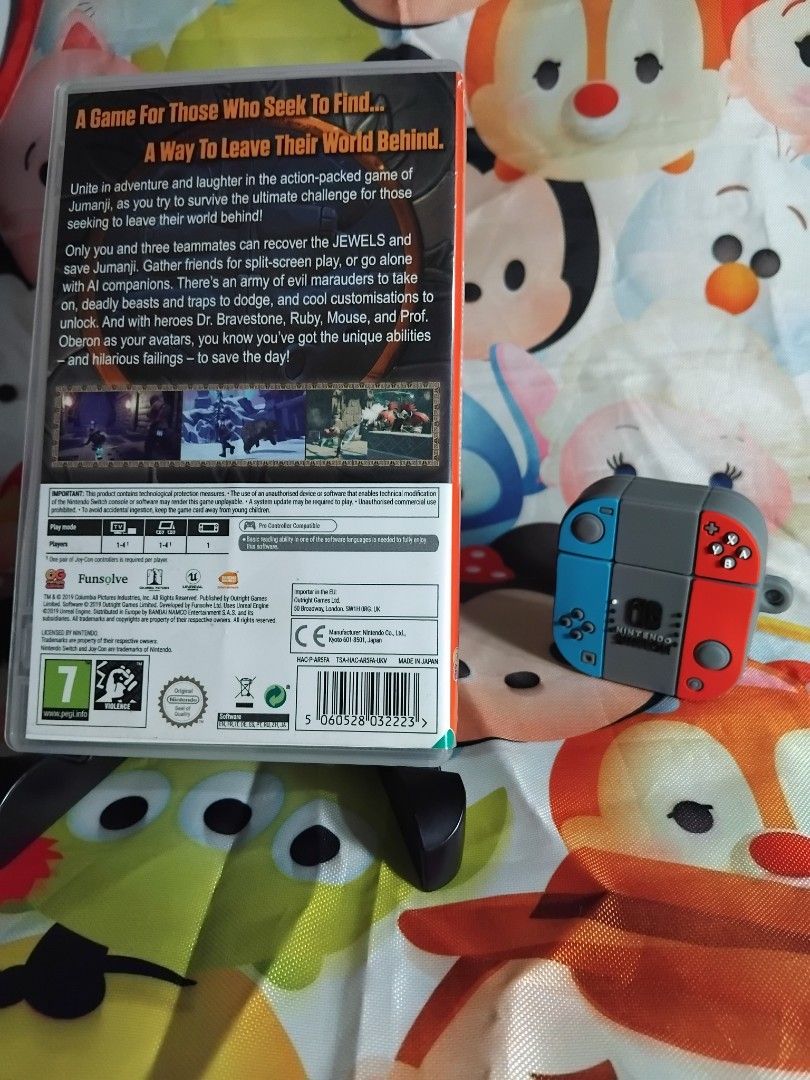 Nintendo Switch Jumanji The Video Game (Category: Nintendo) located in Quezon City. Submitted by nice2knowu (Listing ID 1330322755, Image 3). Description: Nintendo Switch Jumanji The Video Game Sale Swap RFS: No time to play Avail 24/7 to chat here on Carousell or O916.565.9162 SMS / Vbr. SMS / Chat first before call COD as long as buyer will book it via Lalamove / Grab rider of your choice. Also accept Bank Transfer & GCash. Checkout also avail 