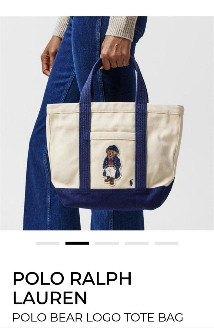 Polo Ralph Lauren Women's Tote Bag. Paddington Series (Category: Bags & Wallets) located in Singapore. Submitted by lioncollective (Listing ID 1362431403, Image 1). Description: Brand New with tag. Retail price: SGD $279 Material: 100% Cotton Canvas. Measurement: L13" × H 10.5" x W3-5" - Effortlessly carry your essentials with convenient twin shoulder straps. - Experience superior organisation with ample space and an interior zip pocket. - Care: 