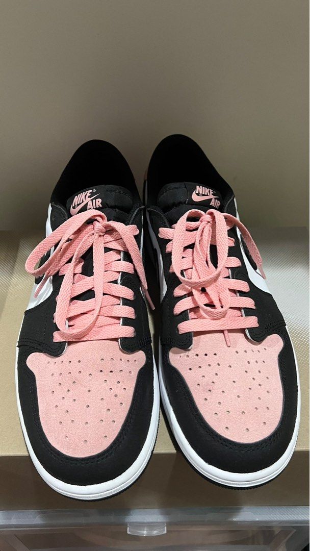 PRELOVED Jordan 1 Bleached Coral (Category: Sneakers) located in Paombong. Submitted by littletopsky (Listing ID 1362468005, Image 3). Description: Well taken care of. No more box NO MEET UPS.