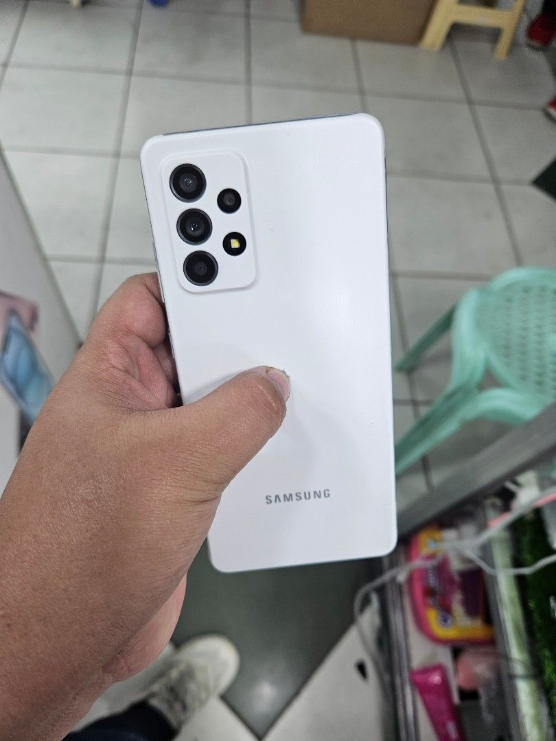Samsung A52s 5G (Category: Samsung) located in Manila. Submitted by lucky.charm.gadgets (Listing ID 1362398136, Image 1). Description: Samsung A52s 5G 8gb/128gb Goods No repair History Ntc approved Di lang masyado makinis at may amoled burn dina halata pag naka darkmode di naman nakaka apekto sa smooth performance!test to sawa bago bayaran MAGBASA KA MUNA BAGO KA MAG REACT ! Buy at your own risk 😊 For fast transaction call/text 09279452049,09704
