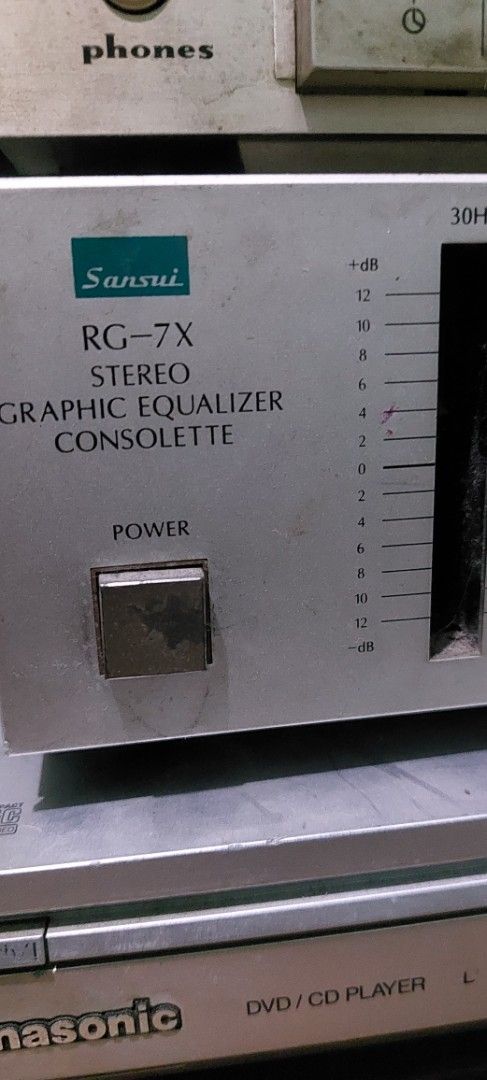 Sansui equalizer rg 7x marantz tape deck (Category: Other Audio Equipment) located in Marikina City. Submitted by localflavor (Listing ID 1362311002, Image 1). Description: 💥bundle 2500 only💥 💥sansui equalizer rg7 working missing knob 💥marantz with power only marikina area via lalamove payment via g cash.