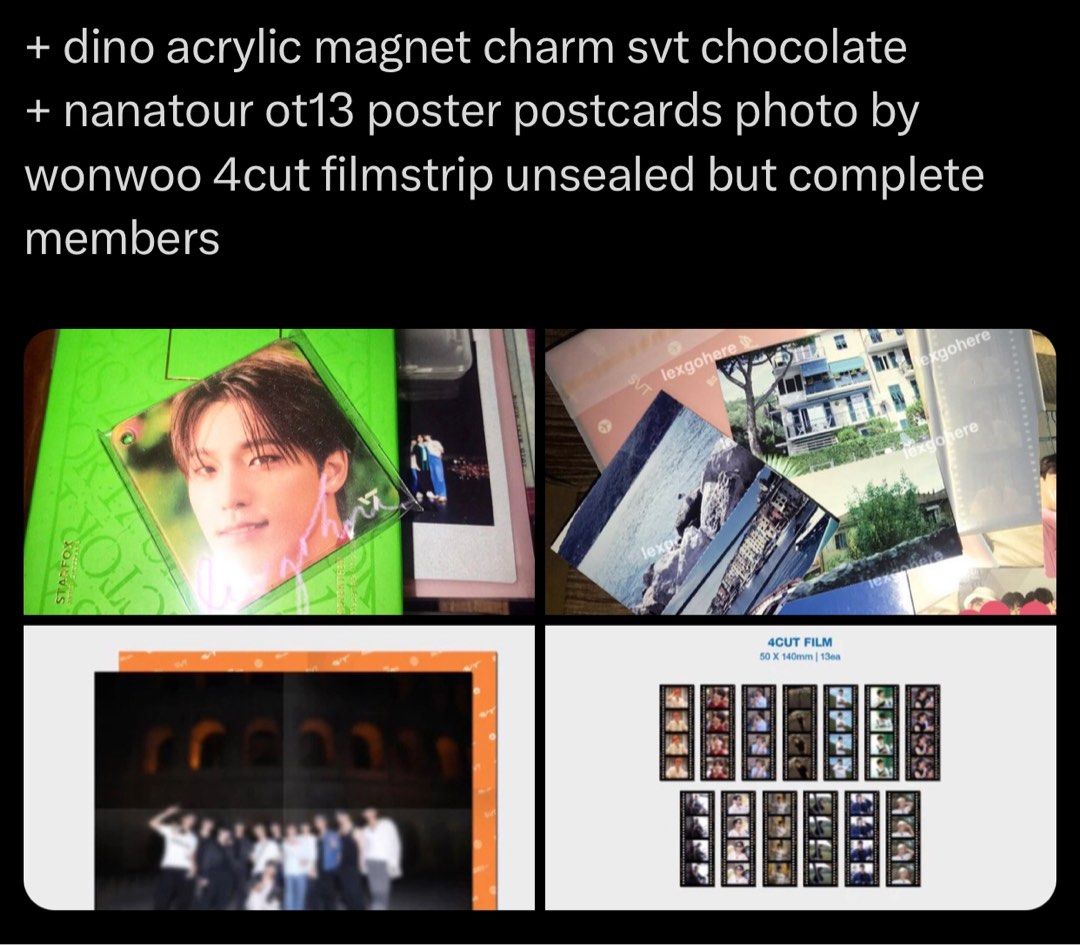 SEVENTEEN WONWOO OT13 NANATOUR SET (Category: K-Wave Merchandise) located in Makati City. Submitted by laineycops (Listing ID 1351278595, Image 2). Description: sold as set pbd to follow +pf+sf.