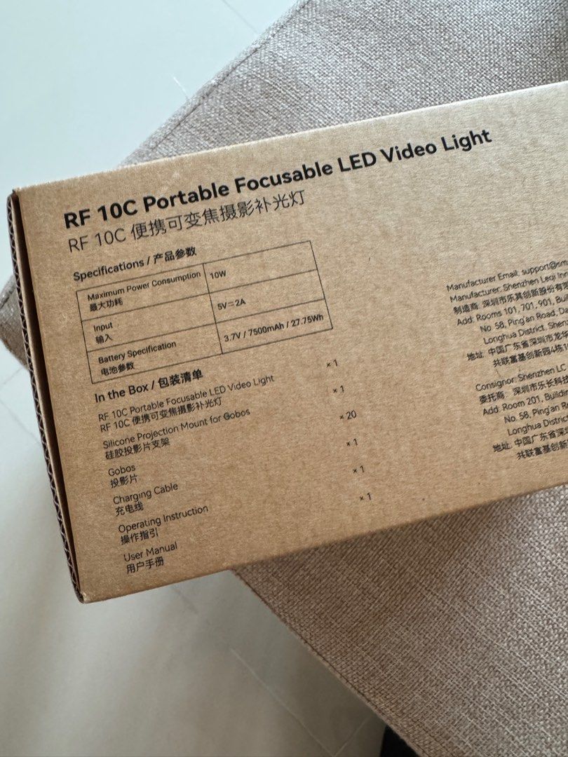 Small Rig Rfc 10c Smallrig RF 10C portable focusable LED Video light, Photography ...