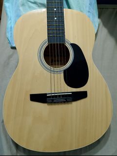 38 inches  Guitar - Steven Harris Acoustic, Inclusion: Semi padded bag, Guitar Strap, Capo, Guitar Tuner and 2 sets of string.