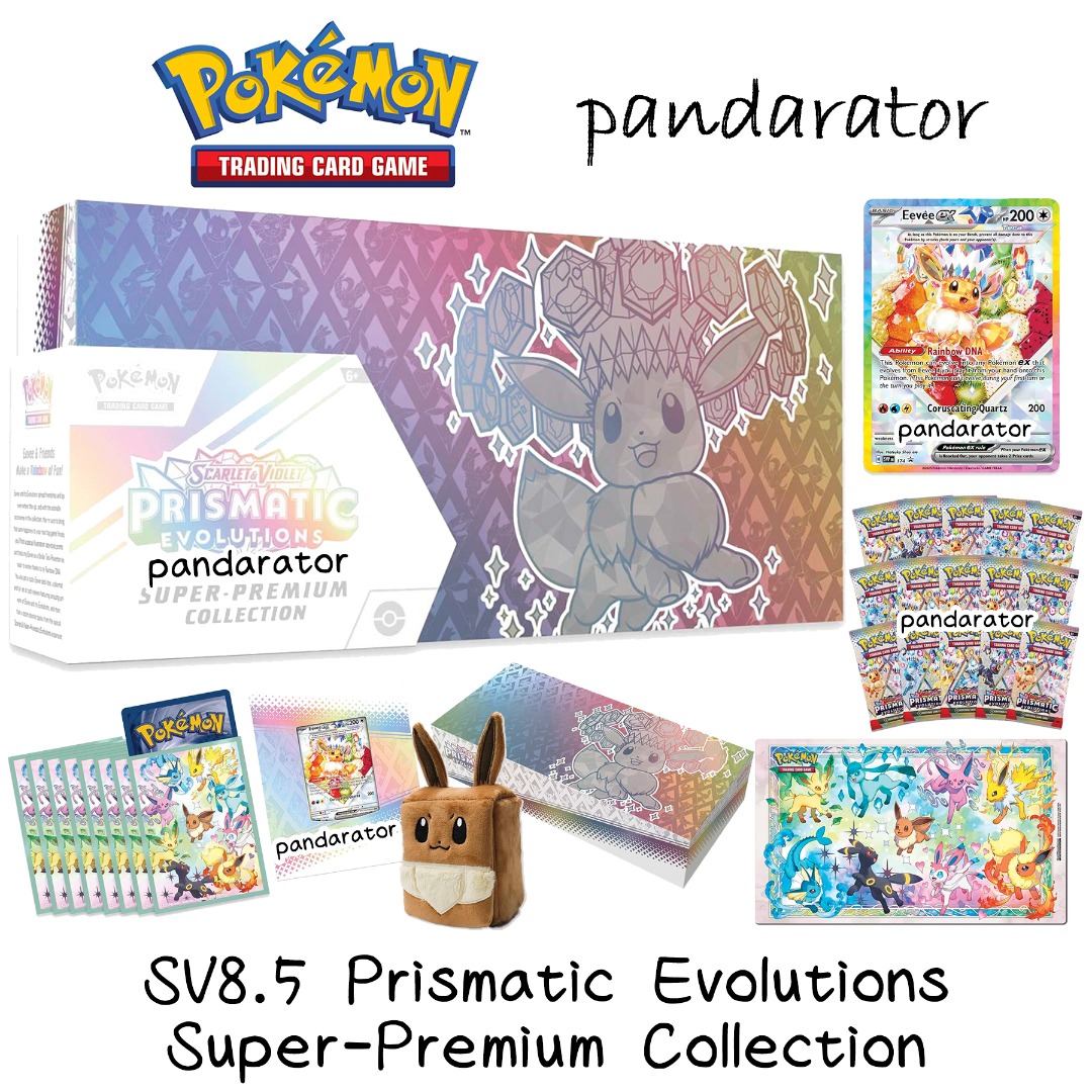  SV8 5 Prismatic Evolutions Super Premium Collection Pokemon