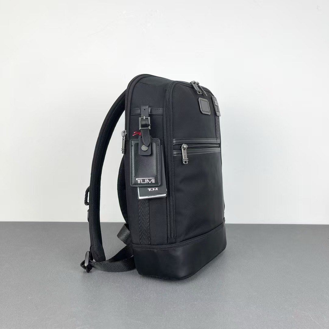 Tumi Fremont Radar Ballistic Nylon Backpack (Category: Backpacks) located in Manila. Submitted by bagmaniaph (Listing ID 1362468571, Image 2). Description: Up for sale is a brand new - with tags - Tumi Fremont RADAR 16.0” Laptop Backpack This piece is brand new - with tags. This is a great size - measuring 40.5 x 30 x 12 cm Done in the ALL BLACK color. 95% Ballistic Nylon 5% Leather Lining is 100% Polyester Great sophisticated styling but yet ver