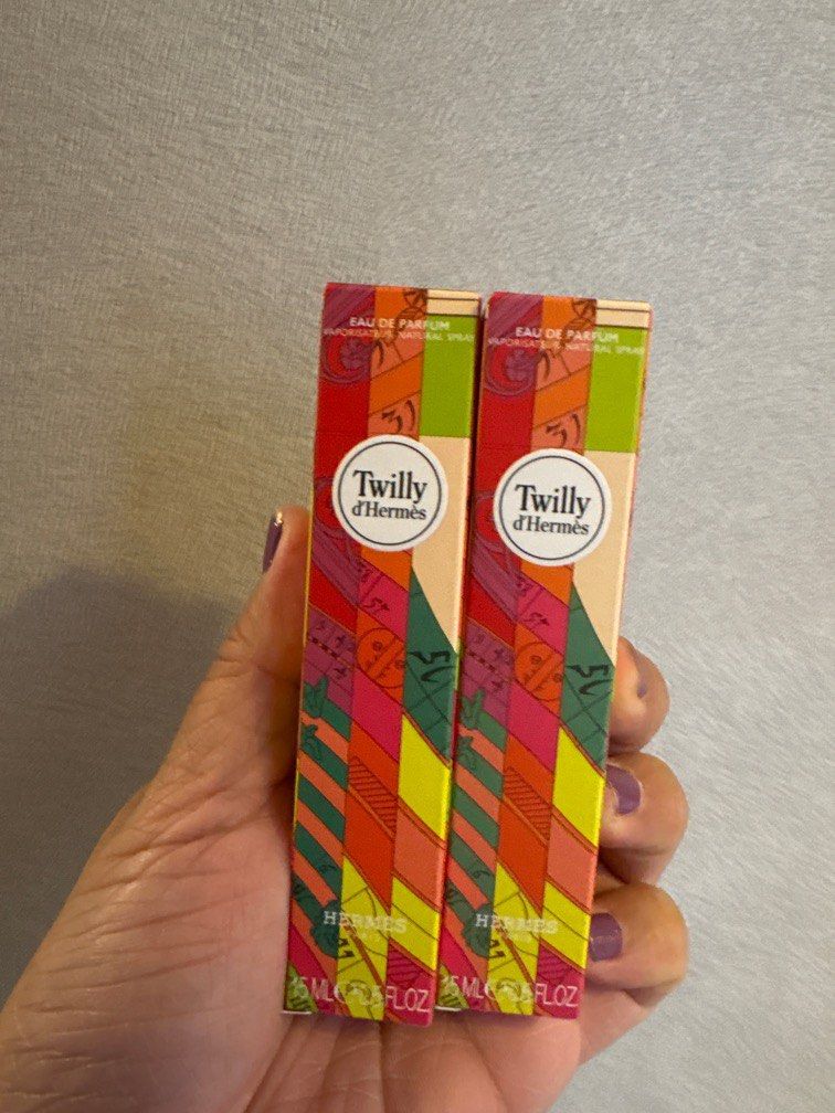 Twilly d’ Hermes (Category: Fragrance & Deodorants) located in Manila. Submitted by kring321 (Listing ID 1362314969, Image 1). Description: 15ml Eau de Parfum 1800 each Yes ORIGINAL.