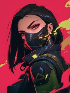 Viper Metal Print | HD Anime Wall Art | Premium Metal Poster | Collector's Home Decoration - A4 Size