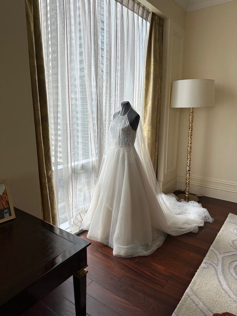 White Label Bridal Gown (Category: Dresses) located in Makati City. Submitted by angelie-dc (Listing ID 1362357166, Image 1). Description: White Label Bridal Gown Wallace Fits Small to Medium 5ft Worn last 2024 October Dry cleaned Negotiable RFS: moving overseas.