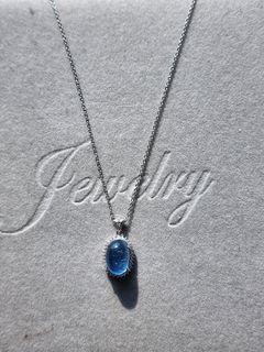 With diamond
Transparent body
Devil's sea aquamarine (full of fluorescence)
S925
Pure silver edging
Necklace63015654551298110