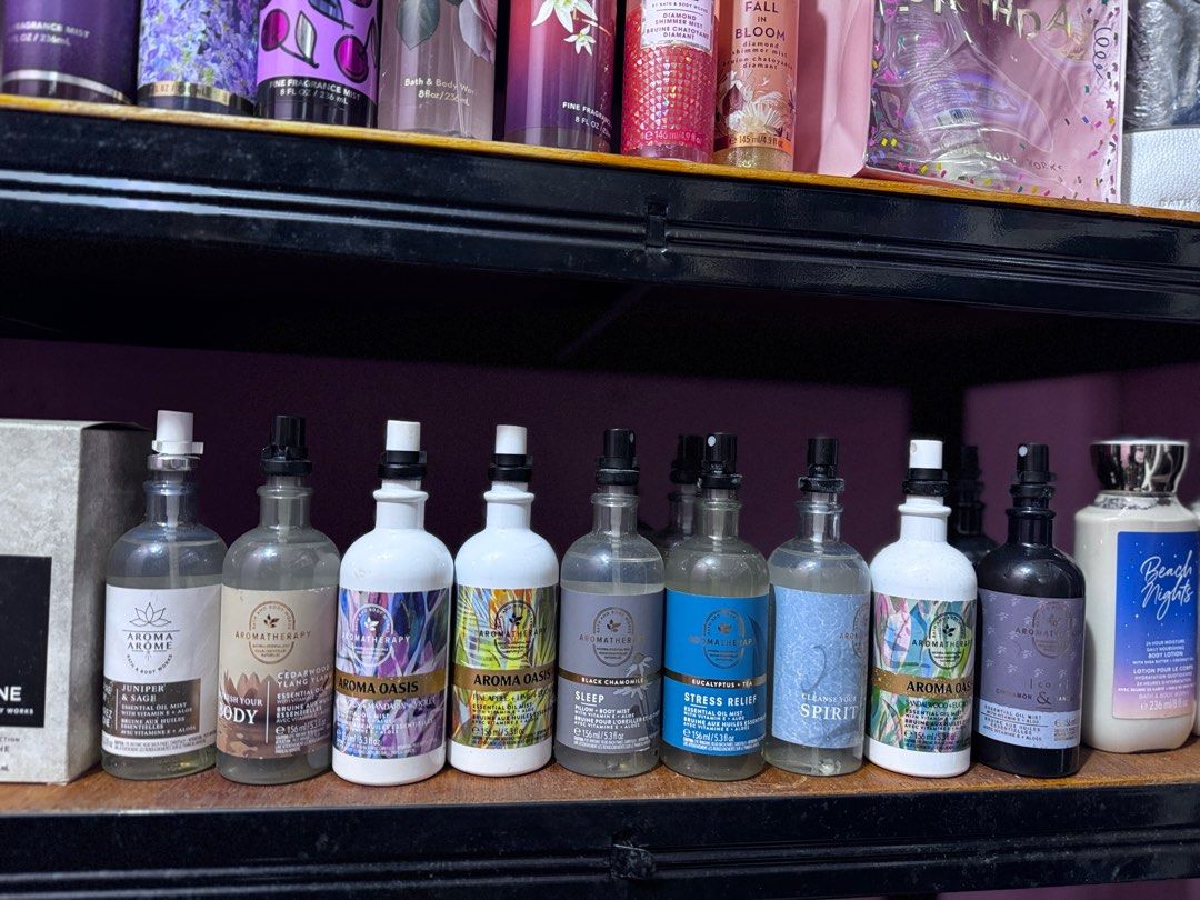 Bath & Body Works pillow & body mist (Category: Fragrance & Deodorants) located in Manila. Submitted by zappy21 (Listing ID 1362624802, Image 1). Description: 350 each ORIGINAL MONEY BACK GUARANTEED IF PROVEN FAKE.