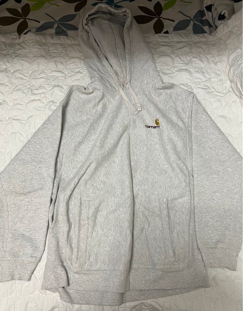 Carhartt hoodie (Category: Coats, Jackets and Outerwear) located in Taguig. Submitted by byemystuff_ (Listing ID 1362558838, Image 1). Description: Bought in Japan Yellow stain not noticeable ans washable Best fits large Negotiable Thick fabric.