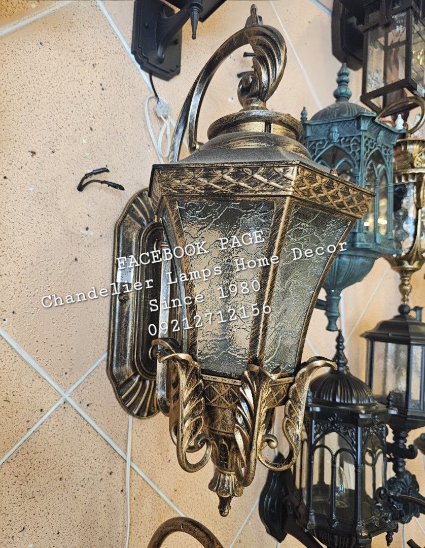 Castle post lamp (Category: Lighting) located in Antipolo. Submitted by homelightingtrading (Listing ID 1362653528, Image 1). Description: CASTLE WALL LAMP NEW ARRIVAL FREE LED BULBS TOP OF THE LINE QUALITY COD METRO MANILA ONLY PROVINCE PAYMENT FIRST WARRANTY.
