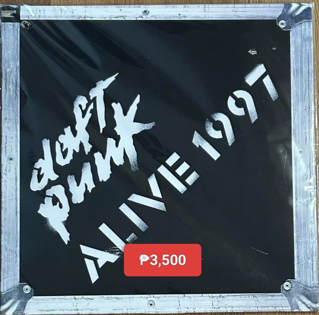 Daft Punk - Alive 1997 vinyl (Category: Vinyls) located in Manila. Submitted by jhenaloymerchandise (Listing ID 1362606808, Image 1). Description: Daft Punk - Alive 1997 = ₱3,500 Brand new sealed made in E.U..