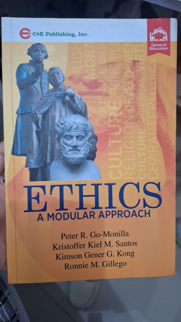 Ethics: A Modular Approach (Category: Textbooks) located in Mandaluyong City. Submitted by gumusservii (Listing ID 1362595952, Image 1). Description: .