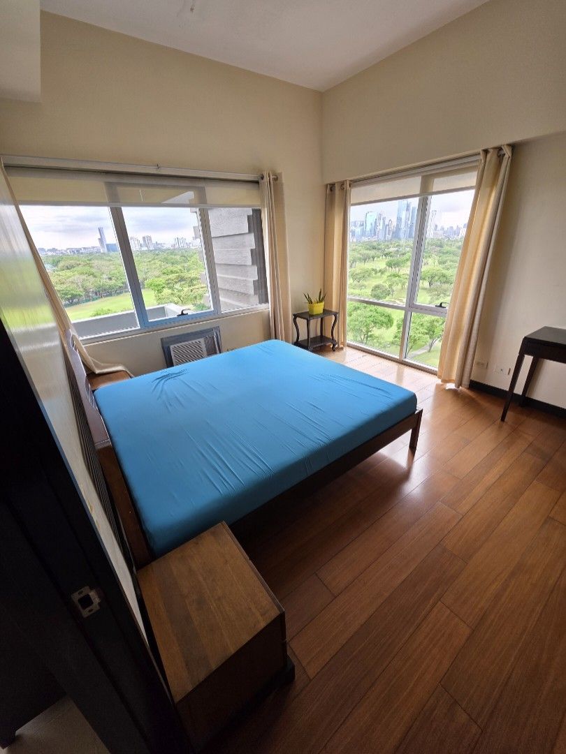 For Sale: 2BR Fairways Tower BGC (Category: Apartments & Condos) located in Taguig. Submitted by janette_c (Listing ID 1225789294, Image 2). Description: For Sale! Great views of Manila Golf Course and Makati City skyline! Fairways Tower BGC 2BR Unit at North Wing Corner unit with living room and bedrooms all facing the great views! 80 sqm, 2br with 2 ensuite t&b plus utility room & toilet, kitchen area semi-furnished condition: with existing AC 