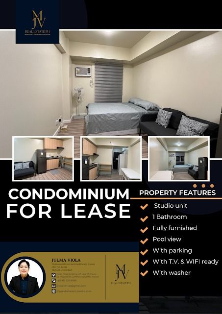 For Lease Studio Unit Arca South Vireo (Category: Apartments & Condos) located in Makati City. Submitted by REMAXUNLIMITEDPH (Listing ID 1362490576, Image 2). Description: FOR LEASE: Studio unit in ARCA South Taguig ARCA South is a 74-hectare mixed-use development transforming the former Food Terminal Inc. into a vibrant community with residential, retail, office, hotel, and hospital facilities. It's designed to provide a higher quality of life i