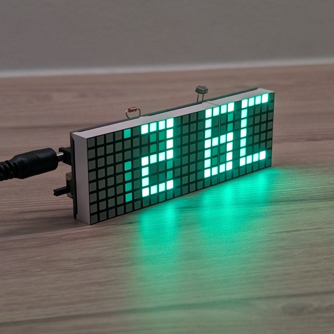 LED Dot Matrix Clock65074865435393113
