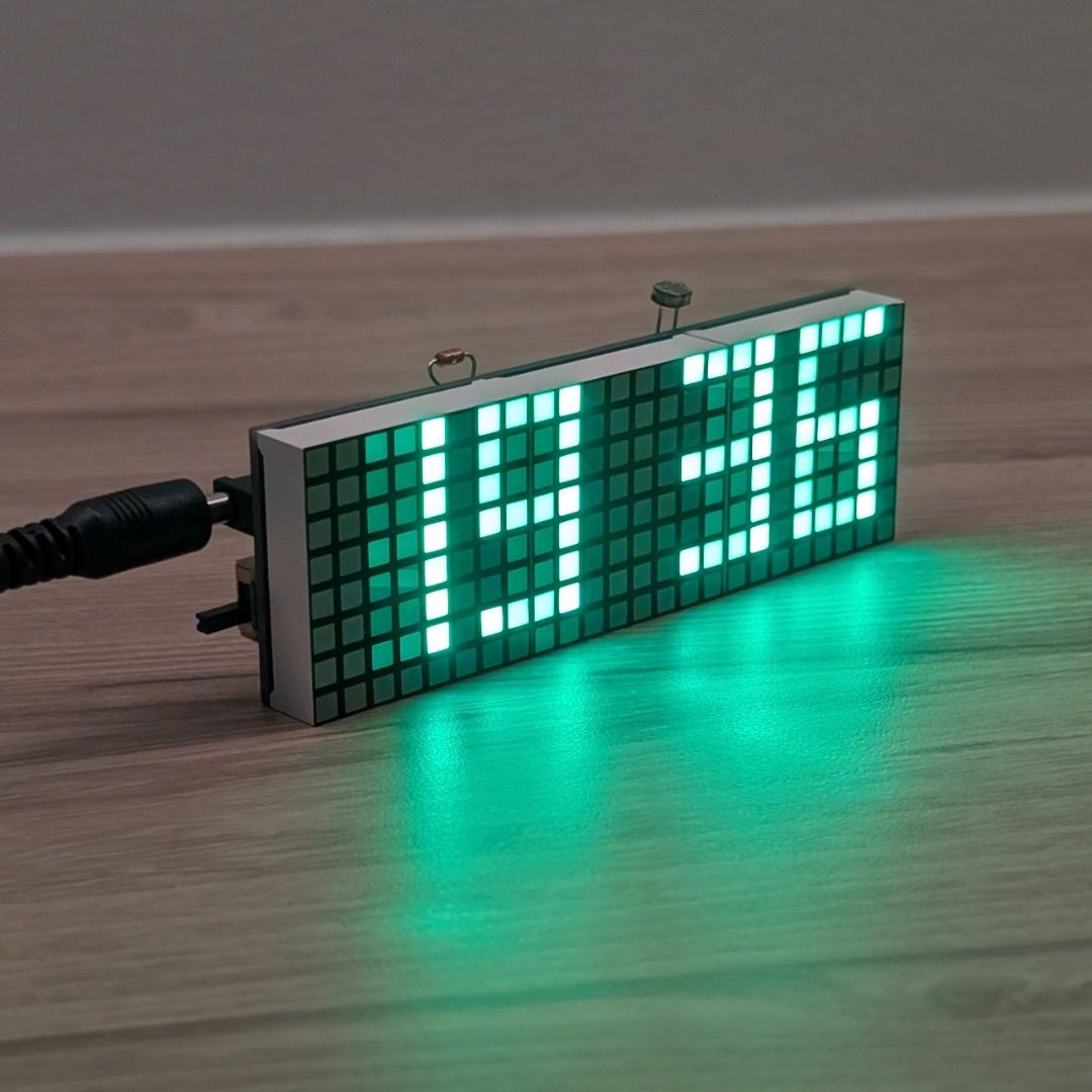 LED Dot Matrix Clock65074865435393112