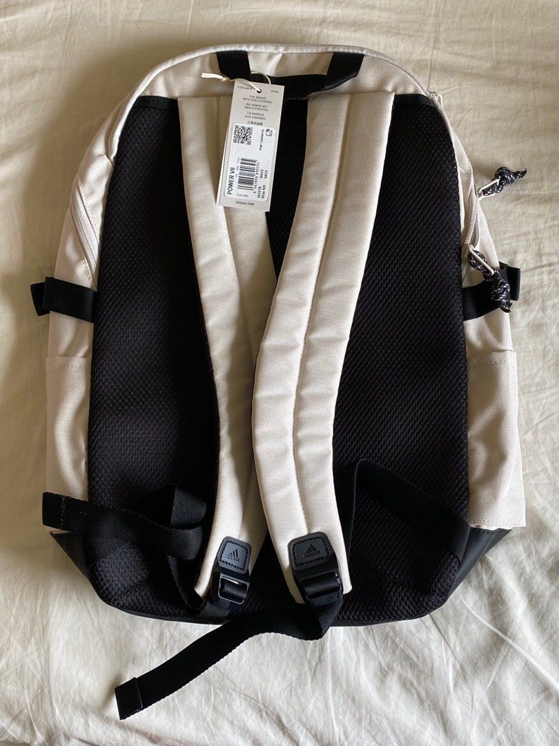 [NEVER USED] ADIDAS POWER VII BAG (Category: Backpacks) located in Manila. Submitted by bdeclutters_ (Listing ID 1362489957, Image 3). Description: Bag Features: • Spacious main compartment • Adjustable padded shoulder straps • Side compression buckles • Sleek 3-stripe Adidas design • Space for water bottles on the side • Durable fabric perfect for school, travel, or daily use Terms and Conditions 1. Mode of Delivery Delivery only. No meet-ups. T