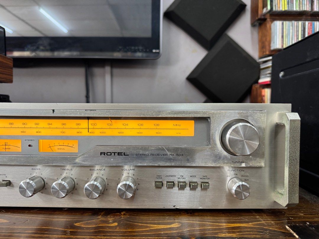 Rotel RX-503 AM/FM Stereo Receiver (1977), Audio, Soundbars, Speakers ...