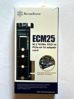 SilverStone ECM25 M.2 至 PCIe x4 擴充卡63014722214785110