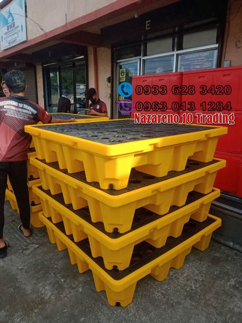Spill Containment Pallets 4 DRUM PALLET (Category: Industrial Equipment) located in Bacoor. Submitted by kajezame.2021 (Listing ID 1362483784, Image 1). Description: Spill Containment Pallets 4 DRUM PALLET DIMENSION: L-1300 x W-1300 x H-300 mm also available SPILL PALLET 2 DRUM PALLET L-1300 x W-680 x H-300 mm Karen Tugano NAZARENO 10 TRADING 0 9 3 3 6 2 8 3 4 2 0 0 9 6 3 0 1 3 1 2 8 4 0 9 5 6 7 0 2 8 5 5 7 0 9 3 3 8 5 5 9 5 1 0 Landline: Karen T