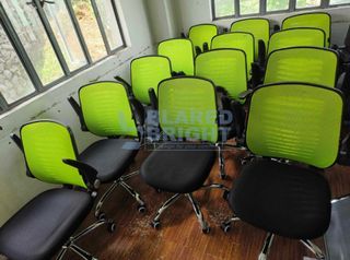 Staff office chair mesh type | custom partition cubicle