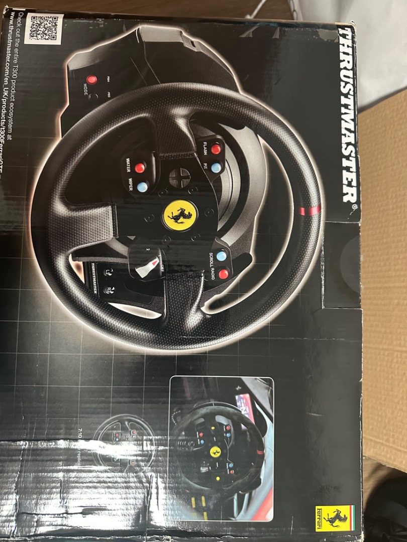 Thrustmaster driving wheel T300GTE, Video Gaming, Gaming Accessories